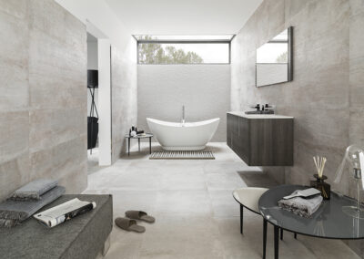 Porcelanosa betonlook serie als de Nerwport is prachtig en combineert rustige warme tinten met elkaar.